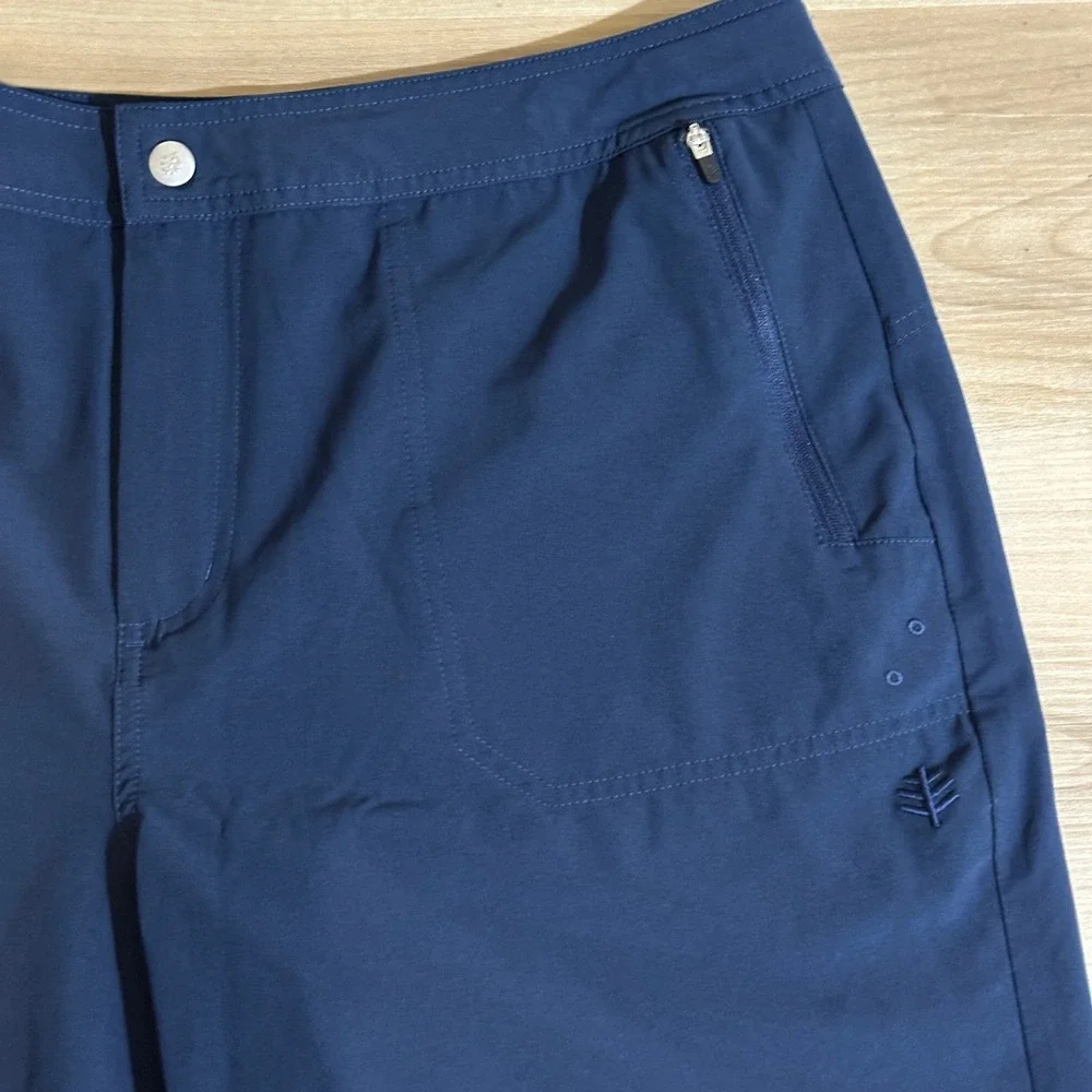 Coolibar‎ Board Shorts Navy 16 Women UPF 50+ Sun Protection Board Shorts